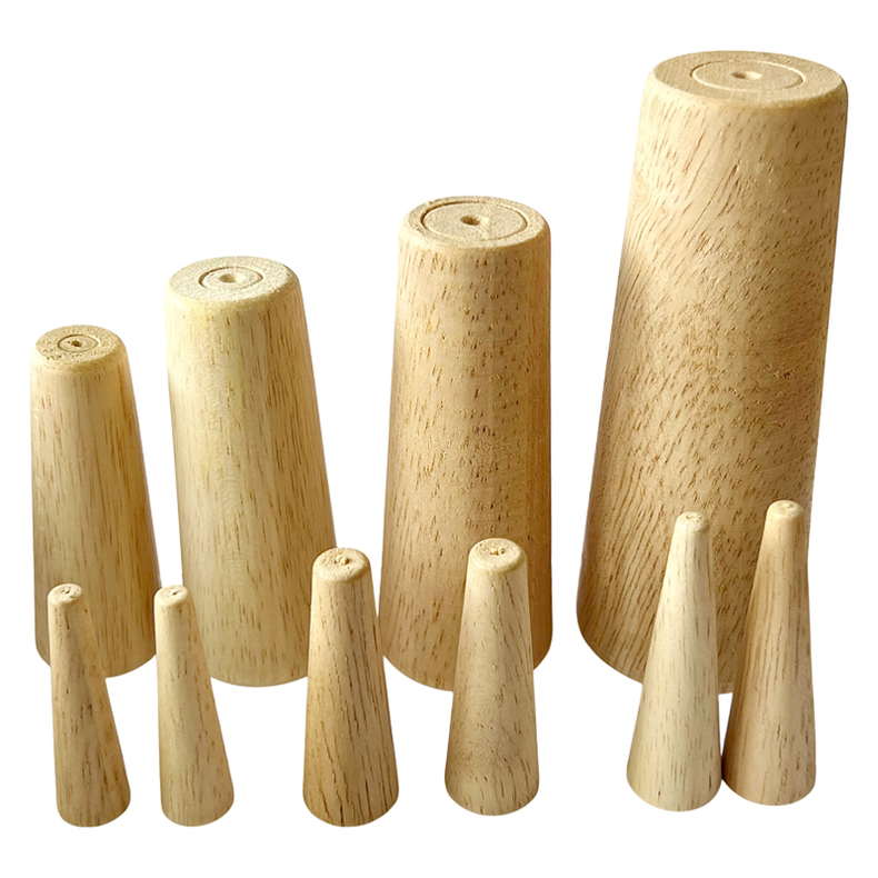 L�kpropper tr� assorteret 5 - 29 mm - 10 stk. ass.