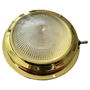Loftlampe messing