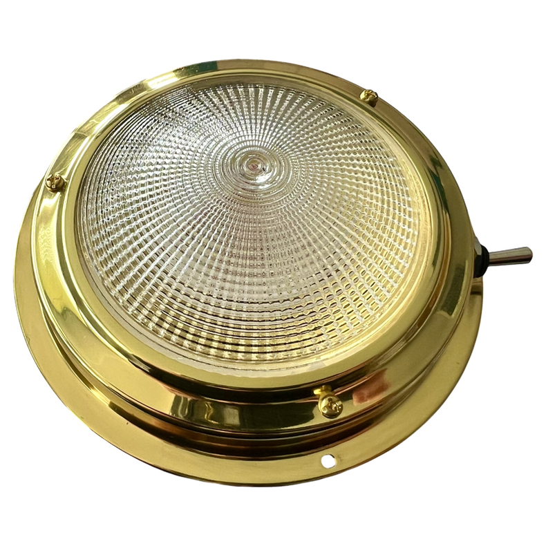 Loftlampe messing