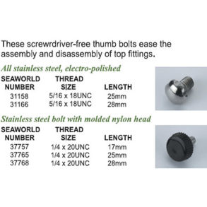 Fingerskrue rustfri - Seaworld Fingerskrue 5/16