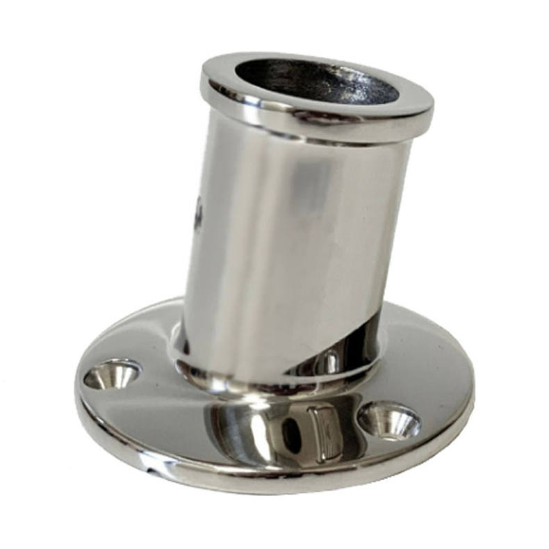 Flagstangsholder forkromet messing 25 mm