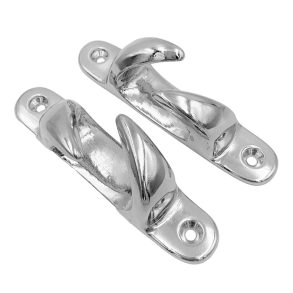 Klyds forkromet messing 125 mm 125 x 25 mm - 2 stk.