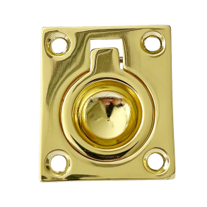 D�rkbeslag messing firkantet 4,2 mm