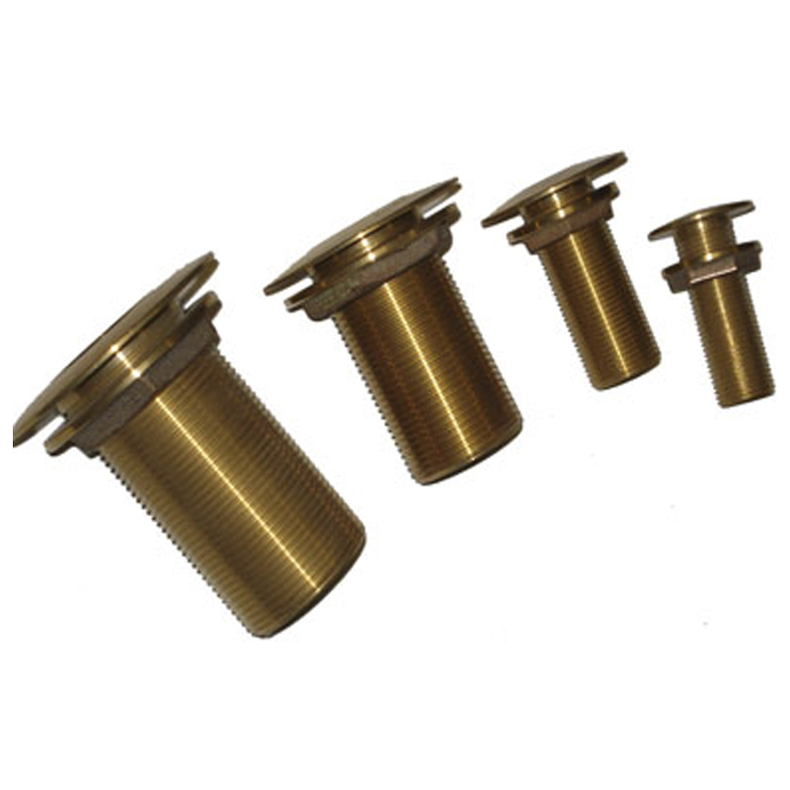 Skroggennemf�ring bronze - Skroggennemf�ring bronze 1 1/4" x 72 mm hv�lvet