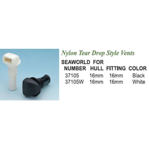 Tankudluftningsventil nylon Sort
