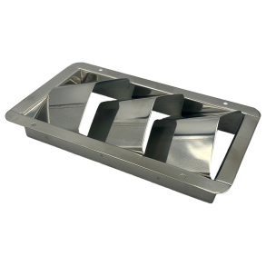G�lleventil rustfri for indbygning - G�lleventil rf for indbygning Indb.m�l 182 x 90 mm Flangem�l 205 x 114 mm