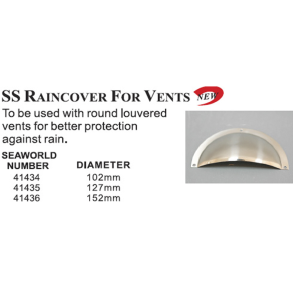 Ventilationsafd�kning rustfri