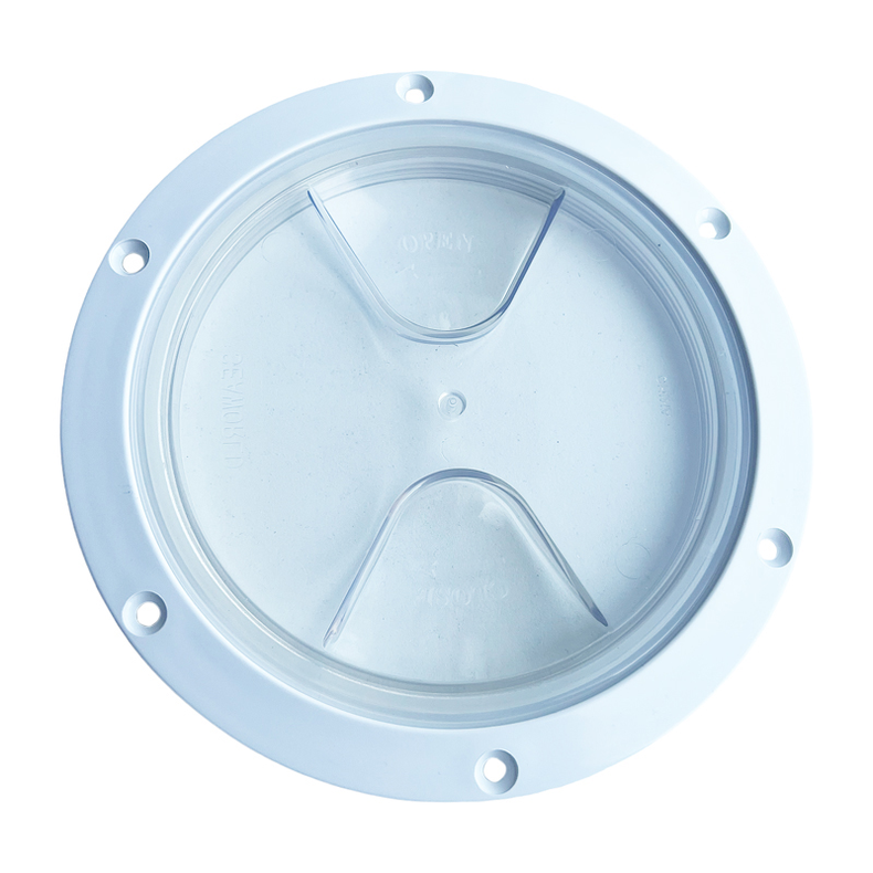 Inspektionsluge med transparent d�ksel