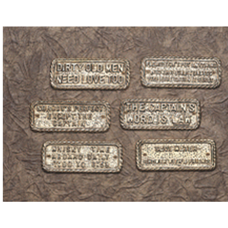 Messingskilte humoristiske - Seaworld Messingskilt "Dirty old men need love too"