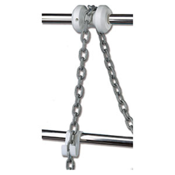 Ankerrulle og K�dekrog plast til s�gel�nder 22 - 25 mm