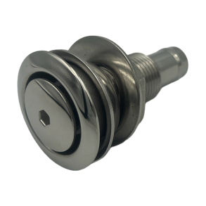 Tankudluftningsventil rustfri lige 16 mm