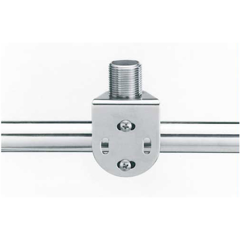 Antennebeslag rustfrit til s�gel�nder 90 mm 45 mm