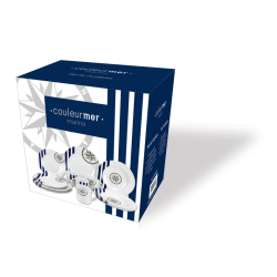 Couleurmer melamin service  - 16 dele - BPA free