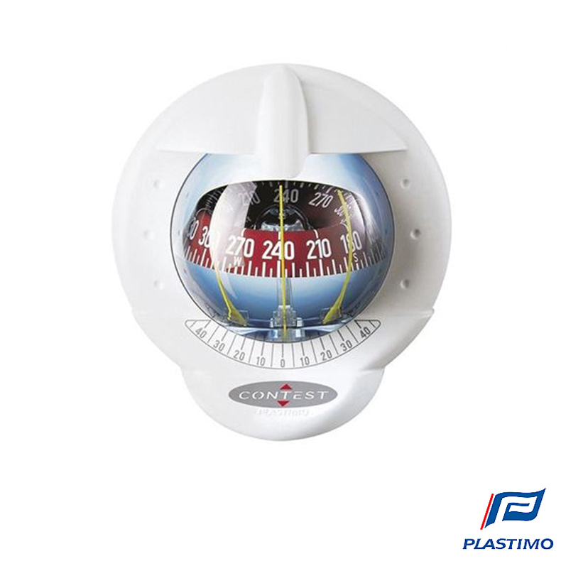 Plastimo Kompas "Contest 101" - Plastimo Kompas Contest 101 hvid Rose 100 mm skot