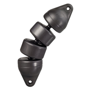 Plastimo Rib Fender Sort 12 cm