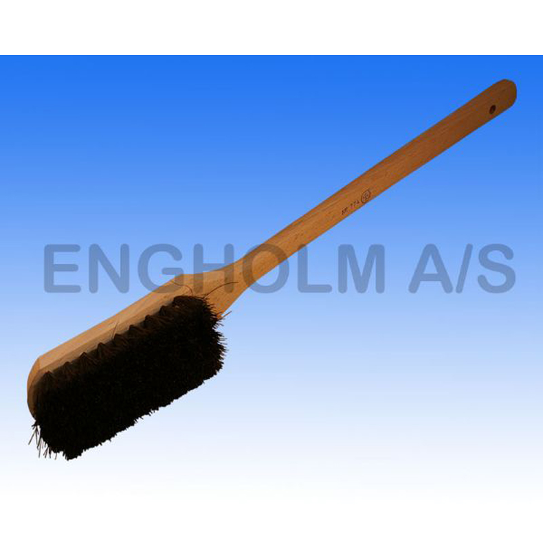 Tr�closetb�rste firkantet - Closetb�rste I Tr� - Naturh�r lang Med Firk. Hoved (774)*