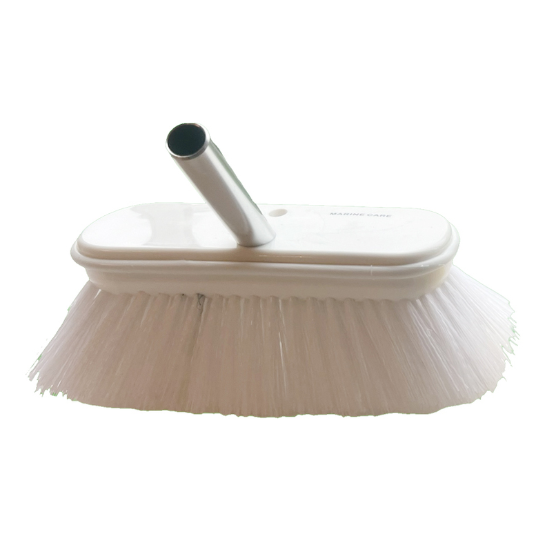 B�db�rste m/quickkobling & teleskopskaft Hvid 20 x 8,5 cm