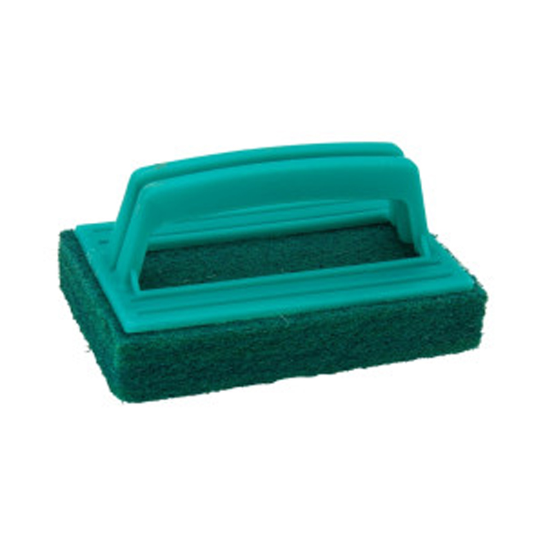 Skuresvamp - Skureh�ndtag gr�n mellem 9 x 15 cm