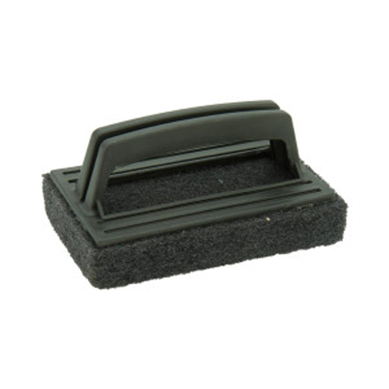 Skuresvamp - Skureh�ndtag sort grov 9 x 15 cm