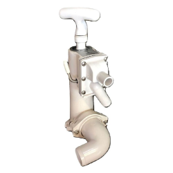 RM69 Standard Toiletpumpe komplet - RM69 Marine toilet pumpe komplet hvidt h�ndtag #501.W
