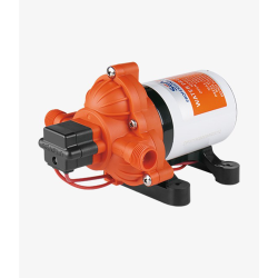 Seaflo Trykvandspumpe stor (5-kammer) H:131 x B:146 x D:216 mm 15 A 12 V