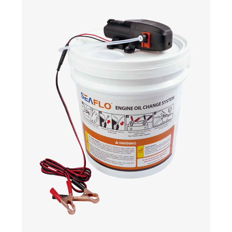 Seaflo Oliesuger elektrisk - Seaflo Elektrisk Oliesuger 5,6 ltr./min. Inkl. 14 ltr. opsamlingsspand