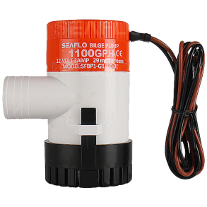 Seaflo El-L�nsepumpe - Seaflo El-l�nsepumpe 24V 3500 GPH 13.300 ltr/time f/slange 40mm