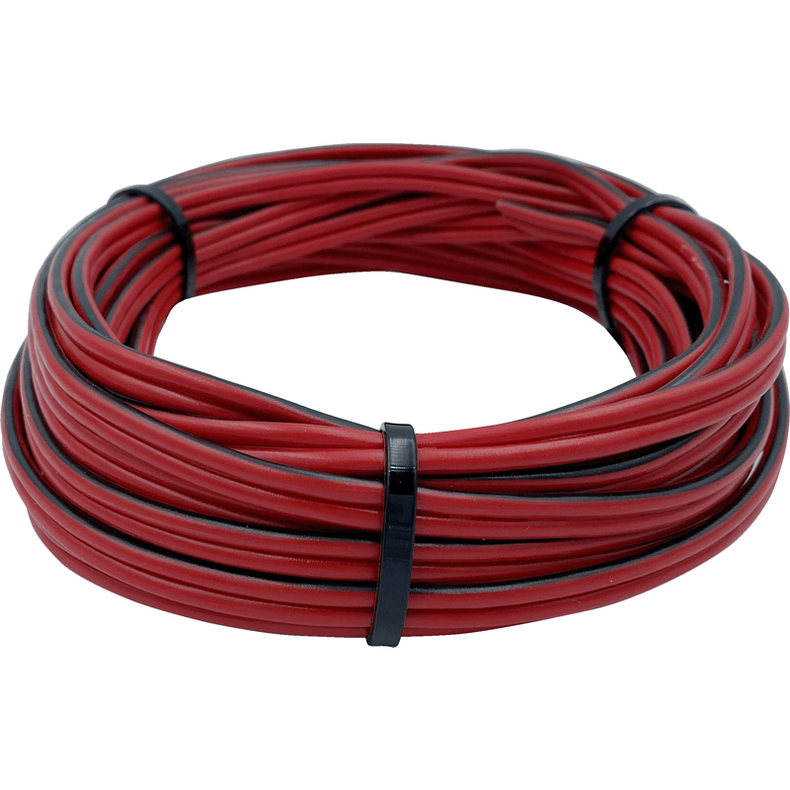 Fortinnet Monteringskabel to-ledet - Monteringskabel Db. fortinnet 2 x 6,0 mm� r�d/sort 8 m