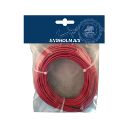 Fortinnet Monteringskabel to-ledet R�d/sort 2 x 6,0 mm