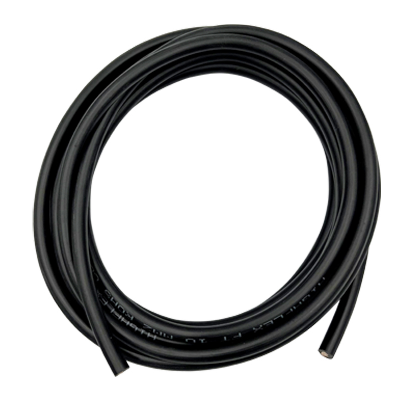 Fortinnet Monteringskabel enkeltledet - Monteringskabel fortinnet 6,0 mm� sort 4 m