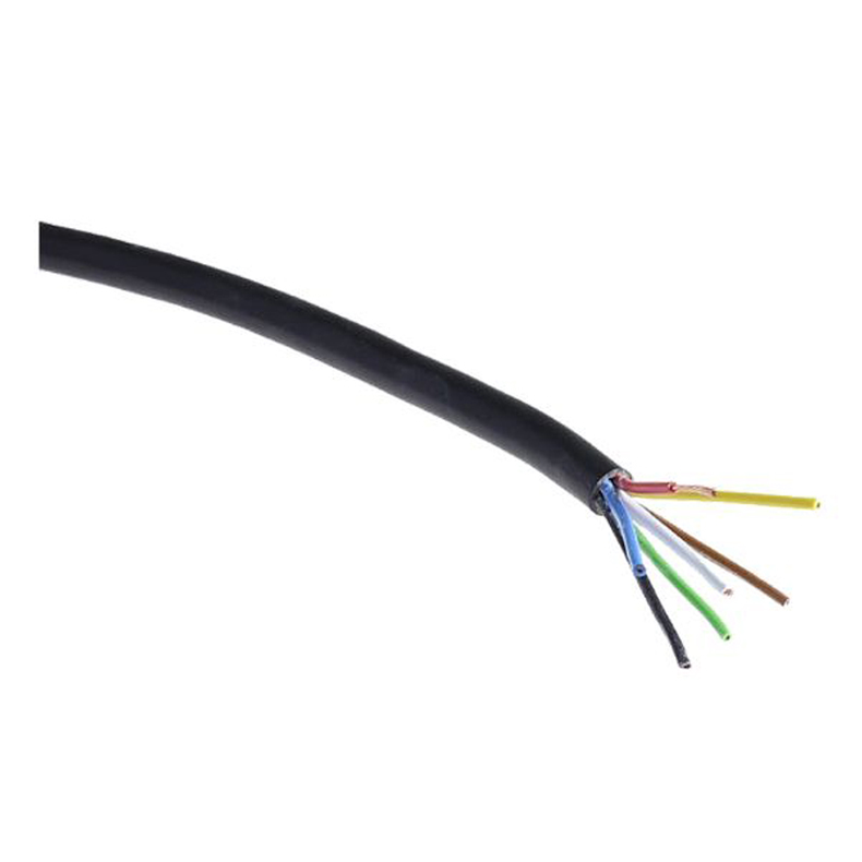 Trailerkabel Sort 6 x 1,0 + 1 x 2,5 mm� 1x2,50 mm