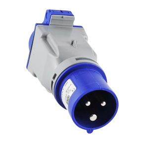 Adapterstik CEE han - Schuko hun IP44
