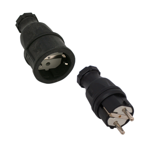 Schuko Stikprop m/jordklemme - Schuko Stikprop m/jordklemme 