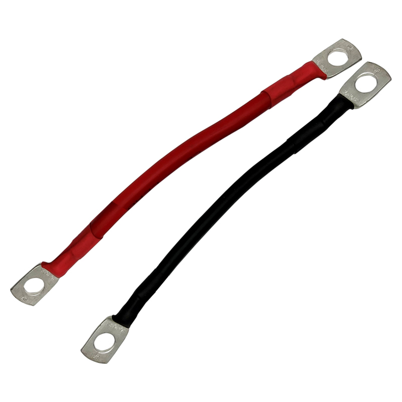 Batterikabel fortinnet med kabelsko 50 mm� R�d 0,5 m
