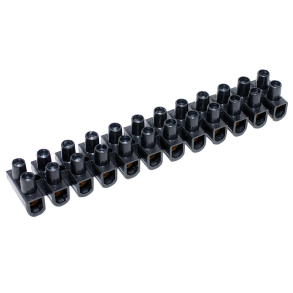 Kronmuffe - Kronmuffe sort 25 mm� 12-polet L:191 B:30,4 H:24,6 mm