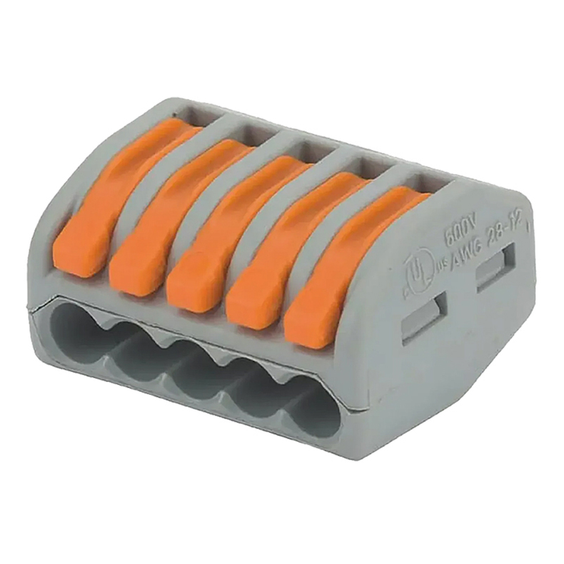 Clips/Samlemuffe 5-polet - Clips/samlemuffe 5-pol 0,08-4mm�