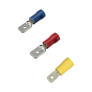Fladstik han - Fladstik Han Gul 4,0-6,0 mm� 6,3x0,8 ./ps.