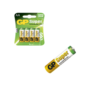 GP Batterier AA 14,5 x 50,0 mm 14,5x50,5mm - 4 stk.