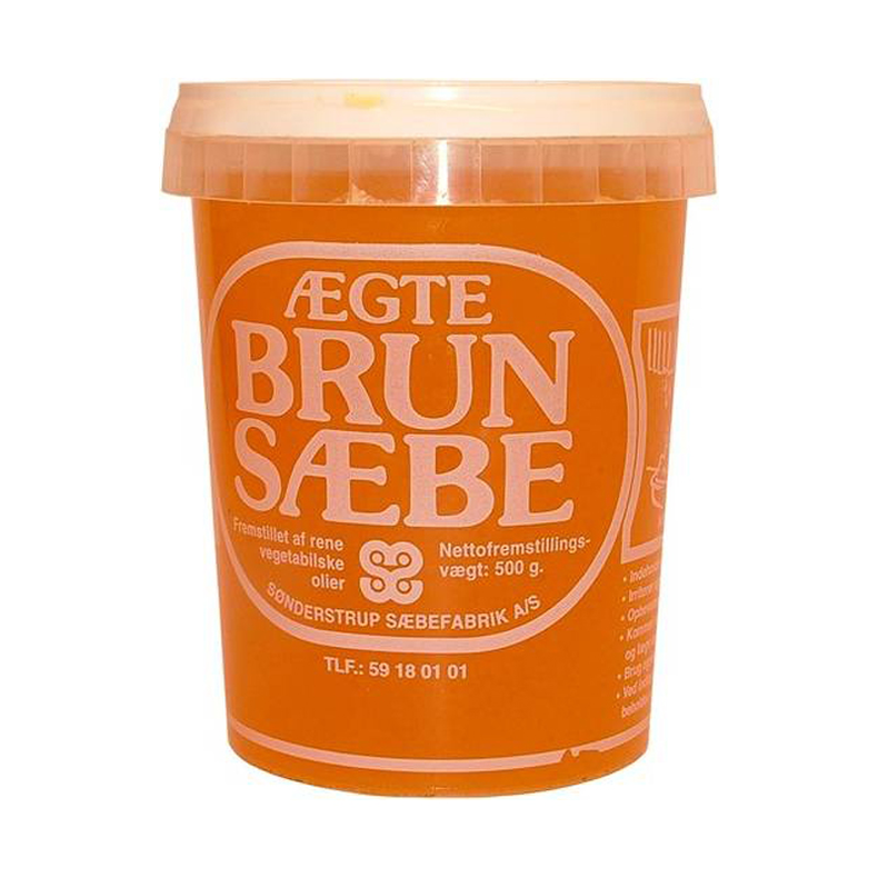 Borup Fast Brun S�be - Brun S�be fast 0,5 kg