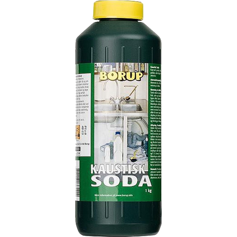 Borup Kaustisk Soda - Kaustisk Soda granulat 1 kg