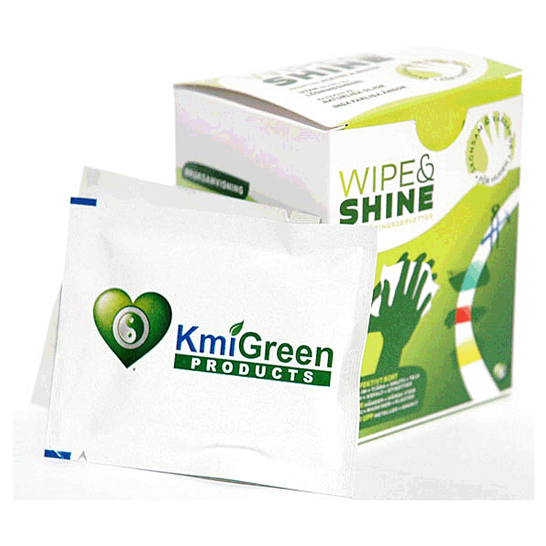 KMI Green Wipe & Shine Servietter - Wipe & Shine �ske � 15 stk. servietter