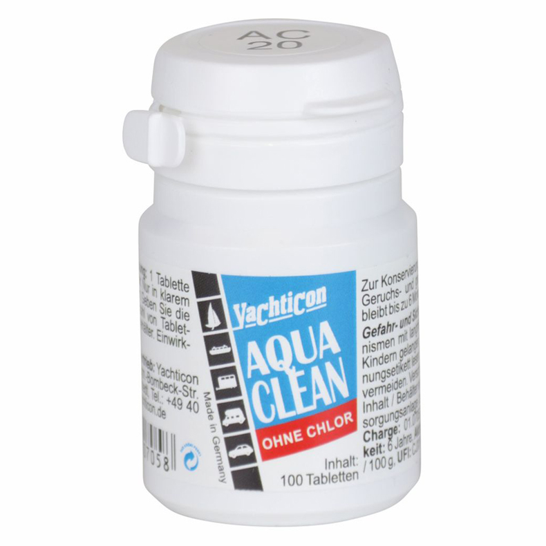 Yachticon Aqua Clean Tabletter - Yachticon Aqua Clean AC 20 100 tabletter (20 ltr.) R�kker til 2000 ltr.