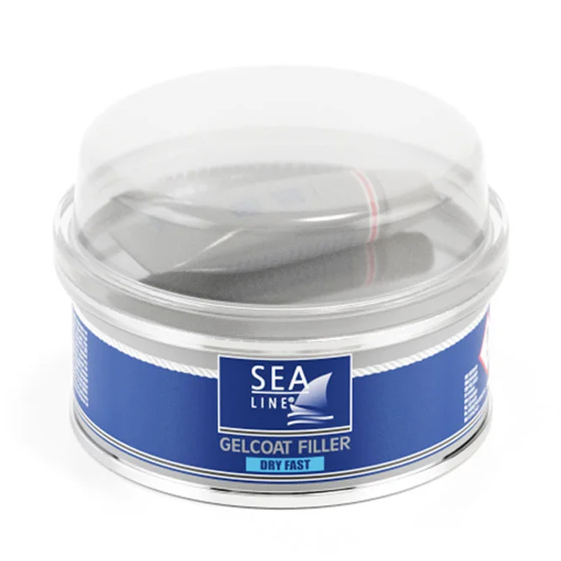 Sea-Line Gelcoat Spartel inkl. h�rder - Sealine Gelcoat Spartel 100 g m/h�rder COLD WHITE 13974