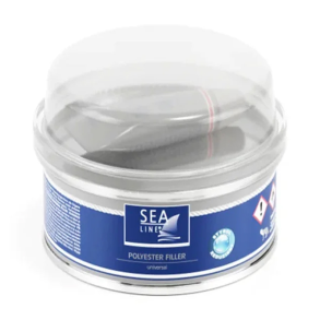 Sea-Line Polyester- & Glasfiberspartel Lysegr�n 250 g Glasfiberspartel med fibre