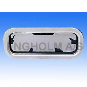 Skylight aluminium - Portlight alu 171 x 427 mm