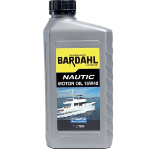 Bardahl Nautic 15W40 Inboard Motorolie - Bardahl Nautic Motorolie 15W40 1 Ltr Sl/Cg-4 Inboard