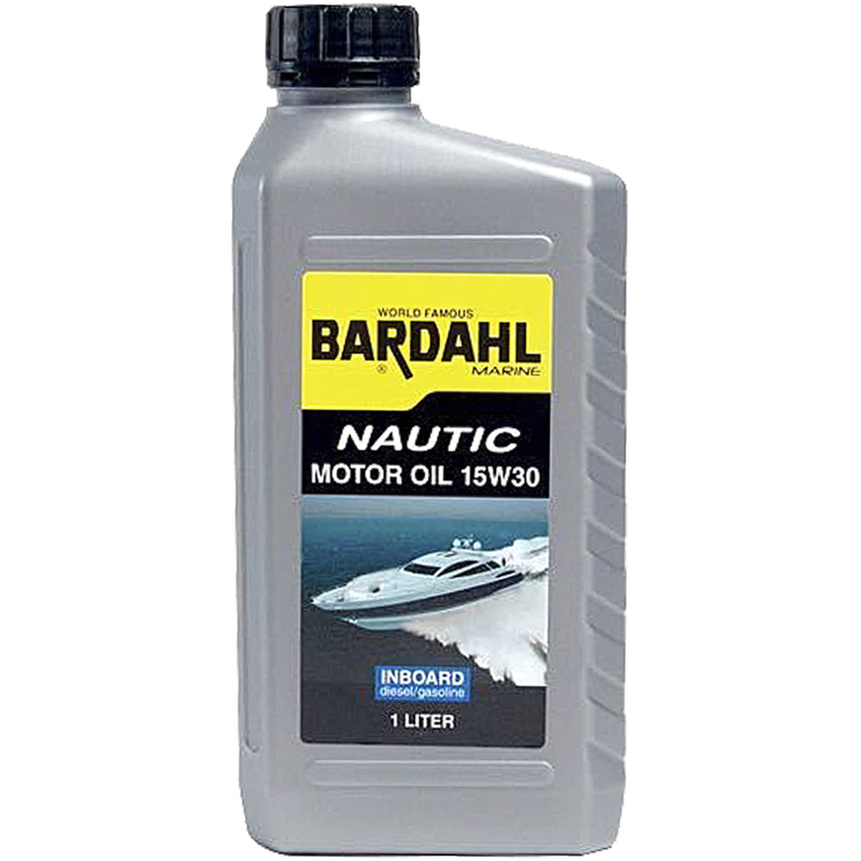 Bardahl Nautic 15W30 Inboard Motorolie - Bardahl Nautic Motorolie 15W30 1 Ltr. Sl/Ci-4 Inboard