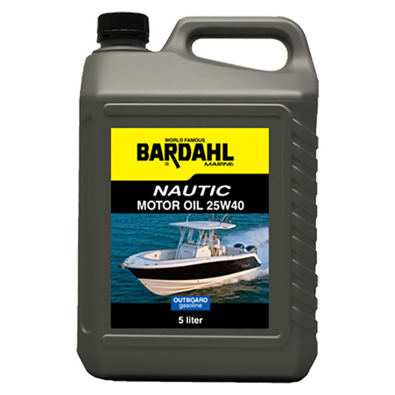 Bardahl Nautic 25W40 In/Outboard 4-takts Motorolie - Bardahl Nautic Motorolie 25W40 5 Ltr. In/Outboard 4-Takts