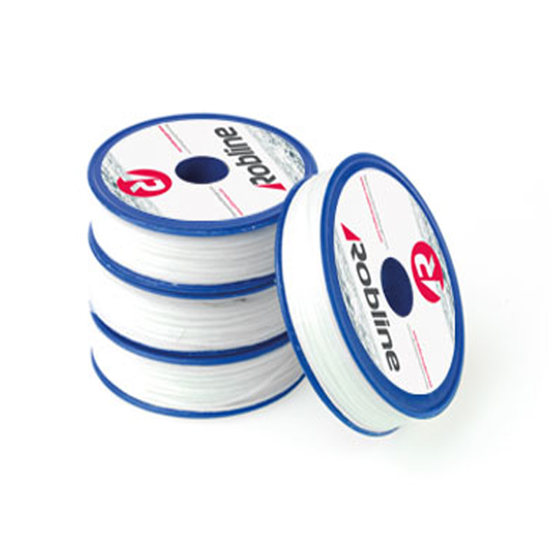 Takkelgarn Vokset  robline Taklegarn vokset hvid (minispole) 0,8 mm