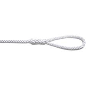 3-sl�et Rapallo Polyester m/�je Hvid 10 mm